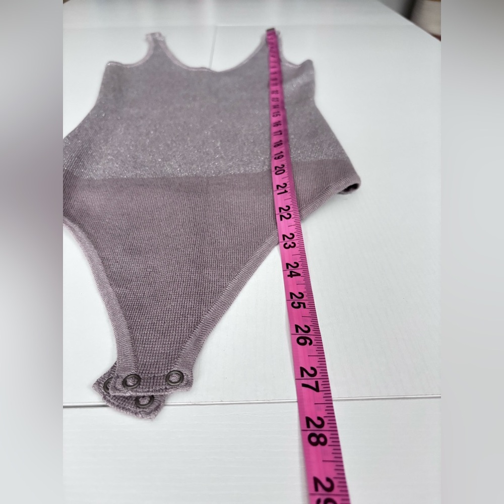 NWT Abercrombie & Fitch Light Purple Knit Bodysuit Size Xs - Picture 6 of 6